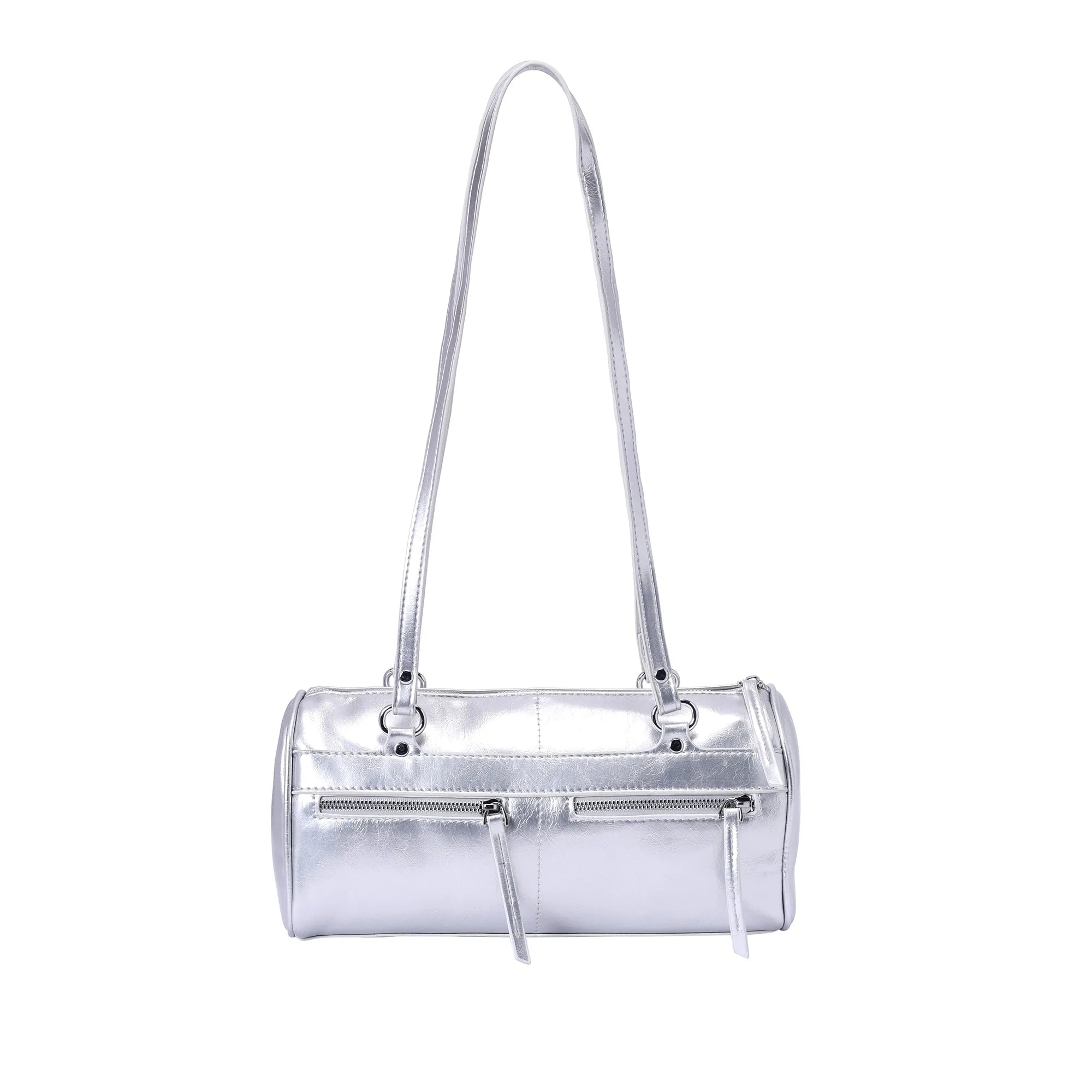 Voyage Iridescent Silver Shoulder Bag - Main Image