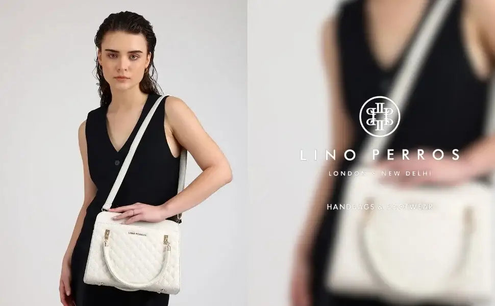 Avril Elle White Satchel Bag