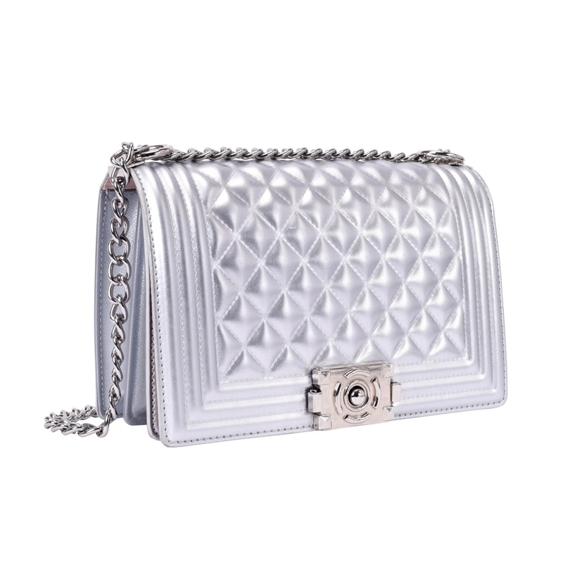 Maddie Revolution Silver Shoulder Bag
