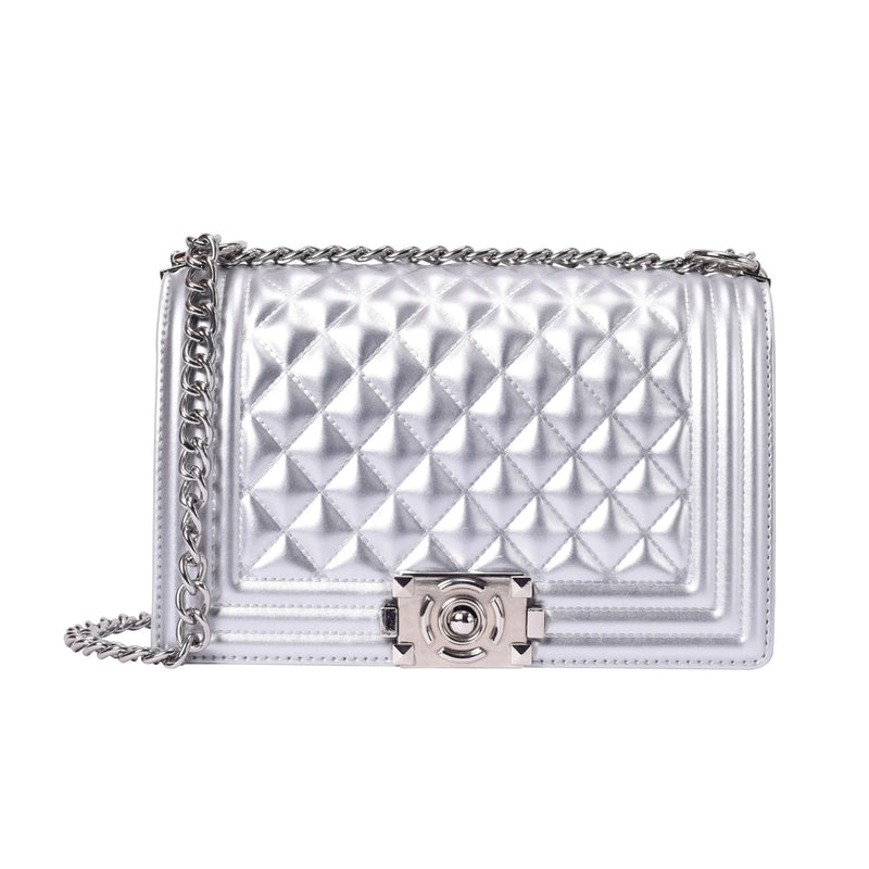 Maddie Revolution Silver Shoulder Bag