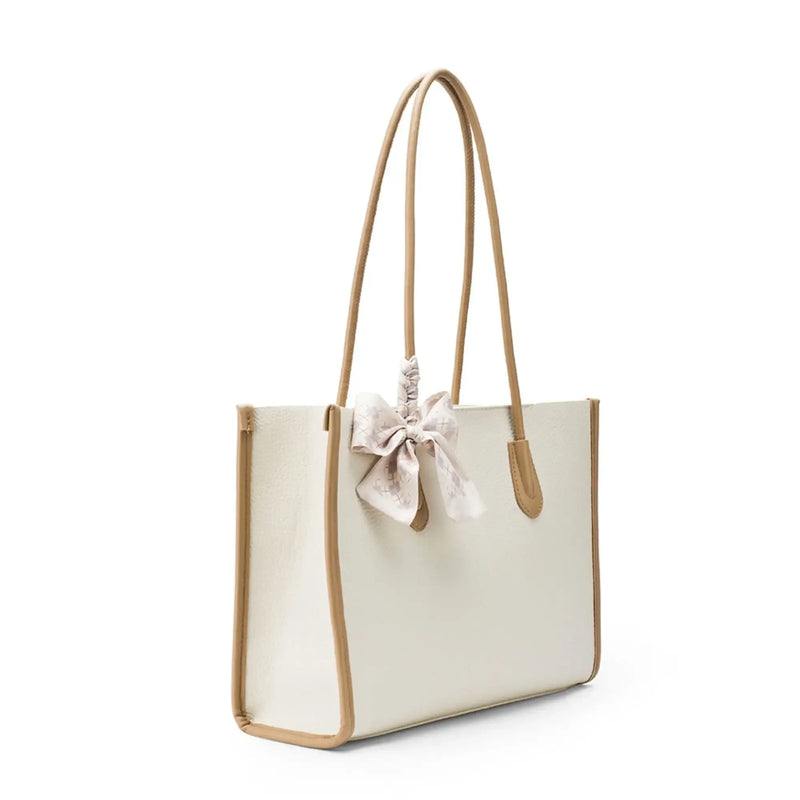 Maddie Lady Beige Tote bag