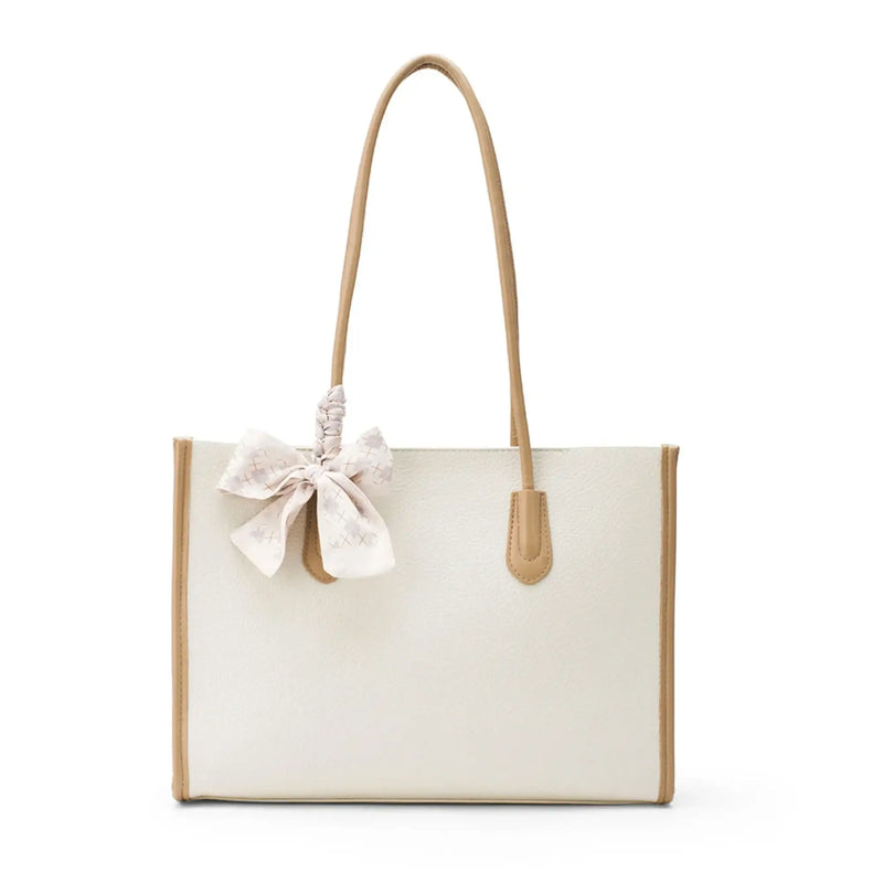 Maddie Lady Beige Tote bag