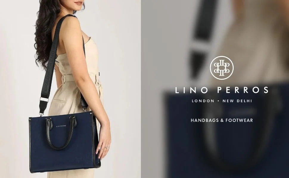 Monroe Versatile Solid Navy Tote Bag