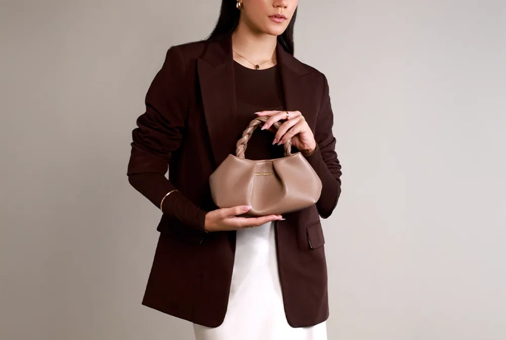 Benefits of Avril Meadow Taupe Sling bag