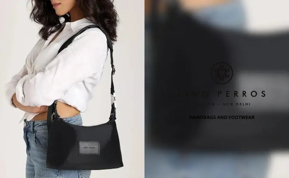 Harper Chic Black Shoulder Bag