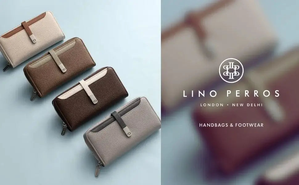 Avril Dual Tone Functional Brown Wallet