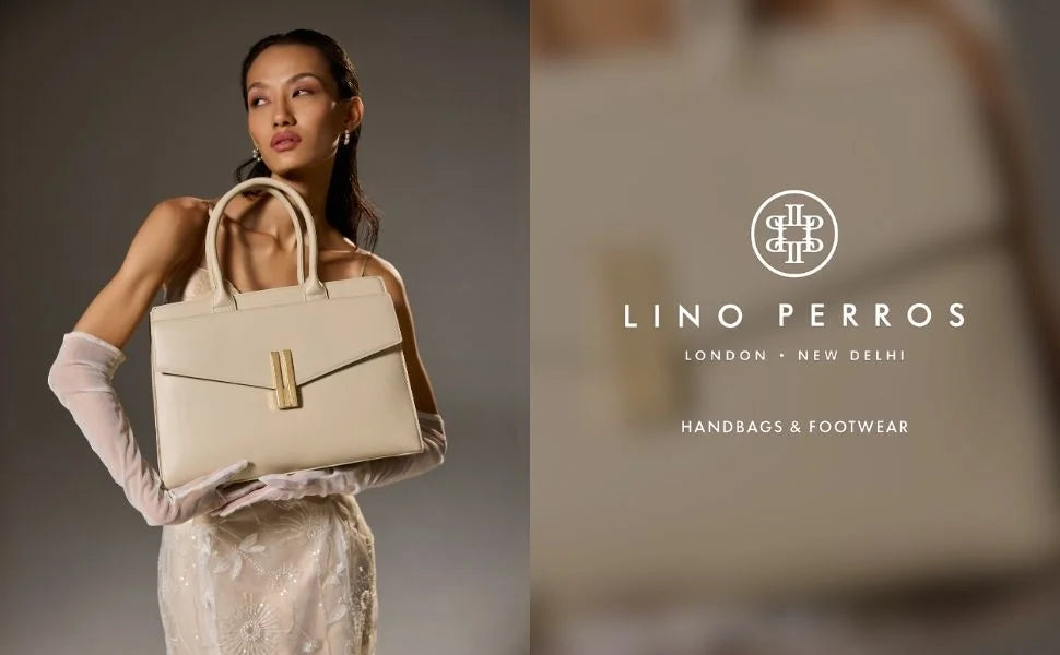 Monroe Structured Beige Satchel Bag