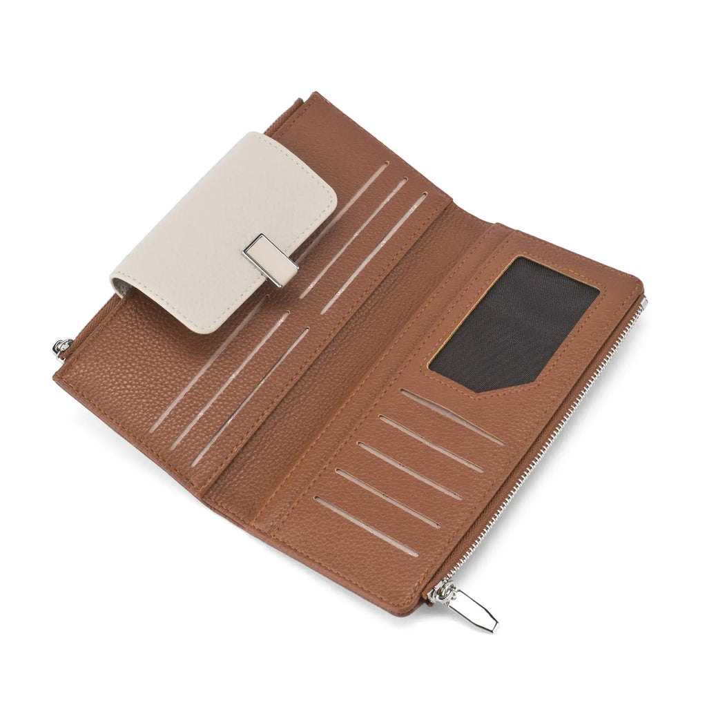Avril Luxe Tan Wallet - Lino Perros