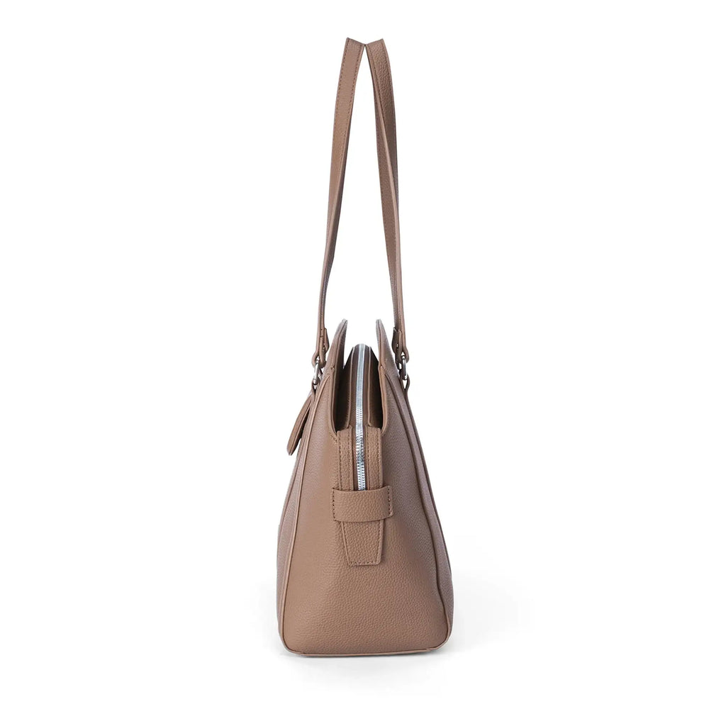 Ella Mocha Brown Tote Bag - Lino Perros