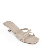 Hepburn Bow Off-White  Heels - Lino Perros