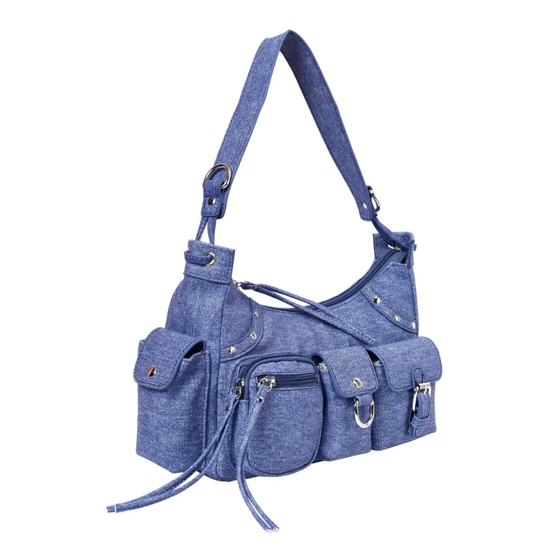 Harper Utility Olive Shoulder Bag