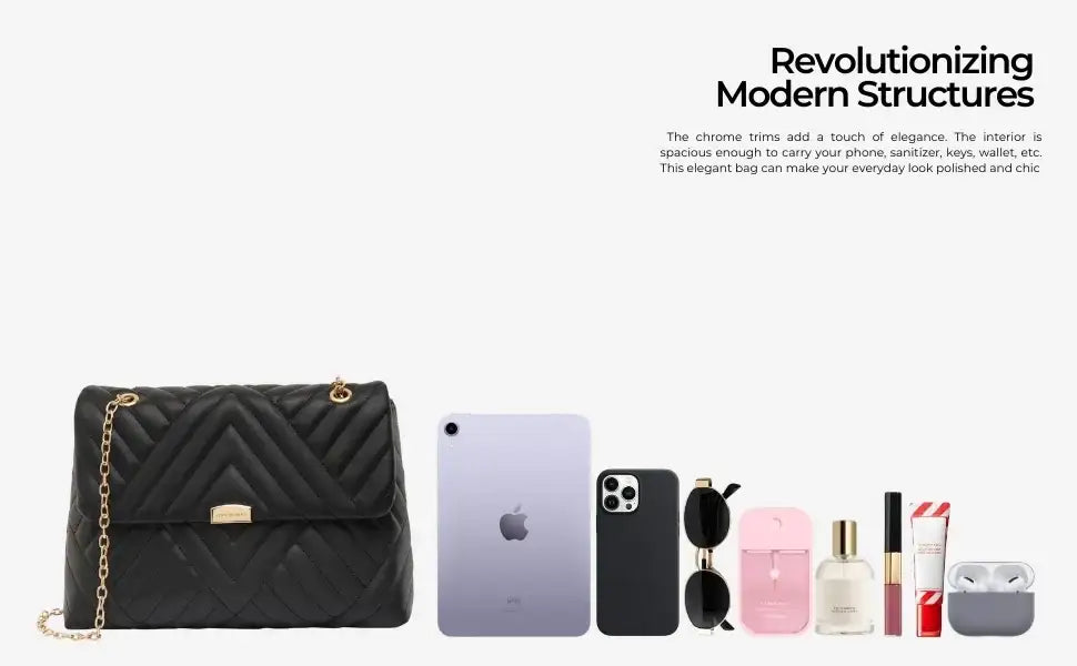Maddie Artist Black Satchel Bag