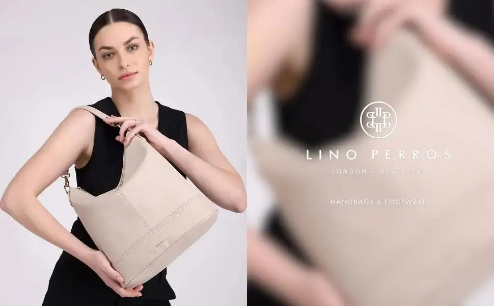Maddie Travel Beige Hobo Bag