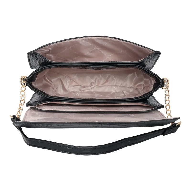 Voyage Tempting Black Shoulder Bag