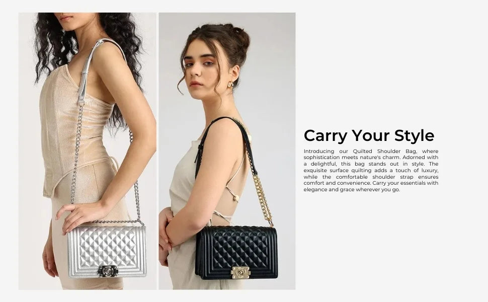 Maddie Revolution Silver Shoulder Bag