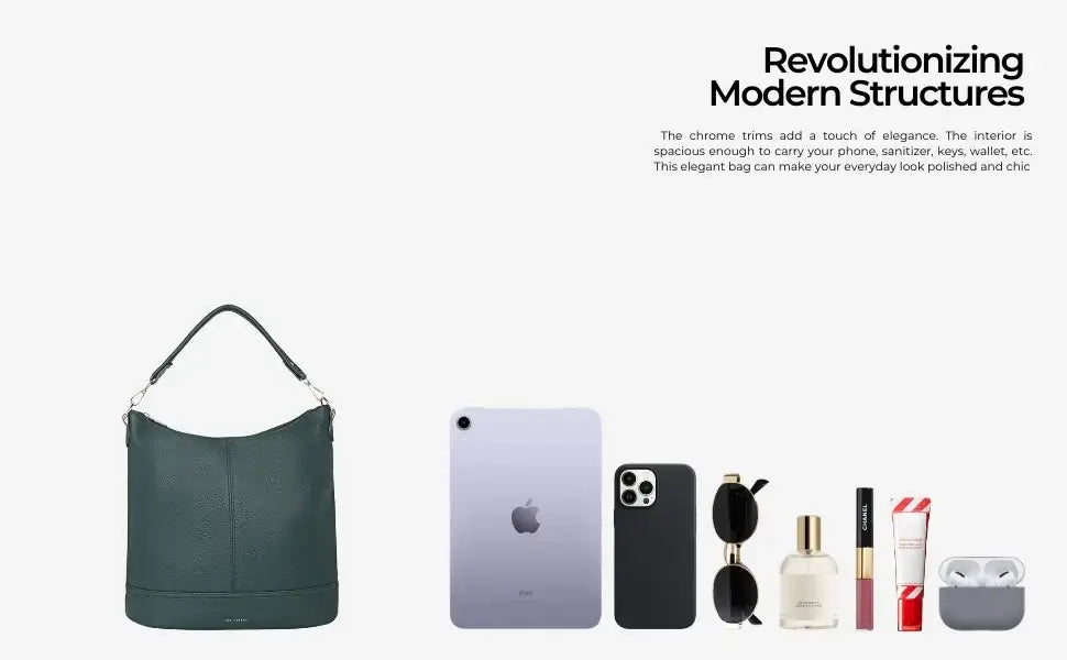 Maddie Travel Beige Hobo Bag