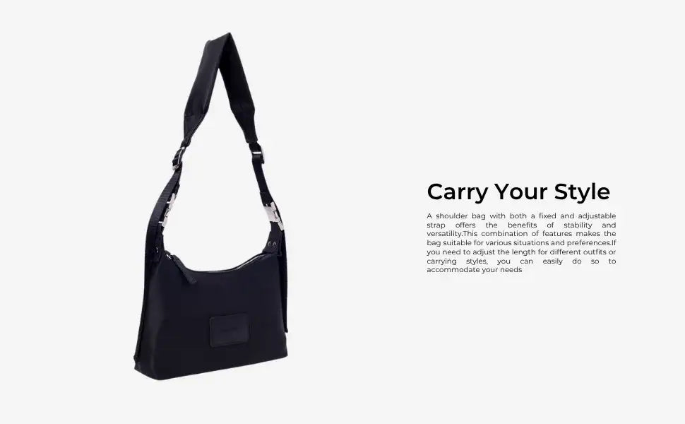 Harper Chic Black Shoulder Bag