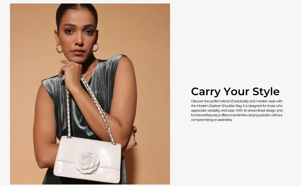 Valley Full Bloom Silver Sling Bag