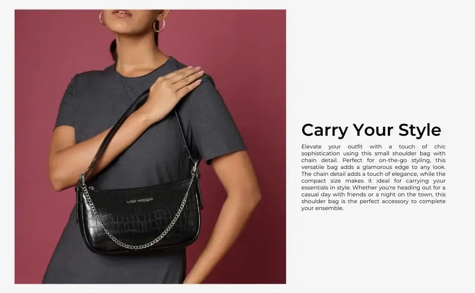 Voyage Flawless Black Shoulder Bag
