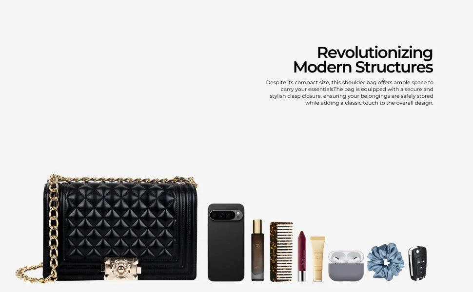 Maddie Revolution Silver Shoulder Bag