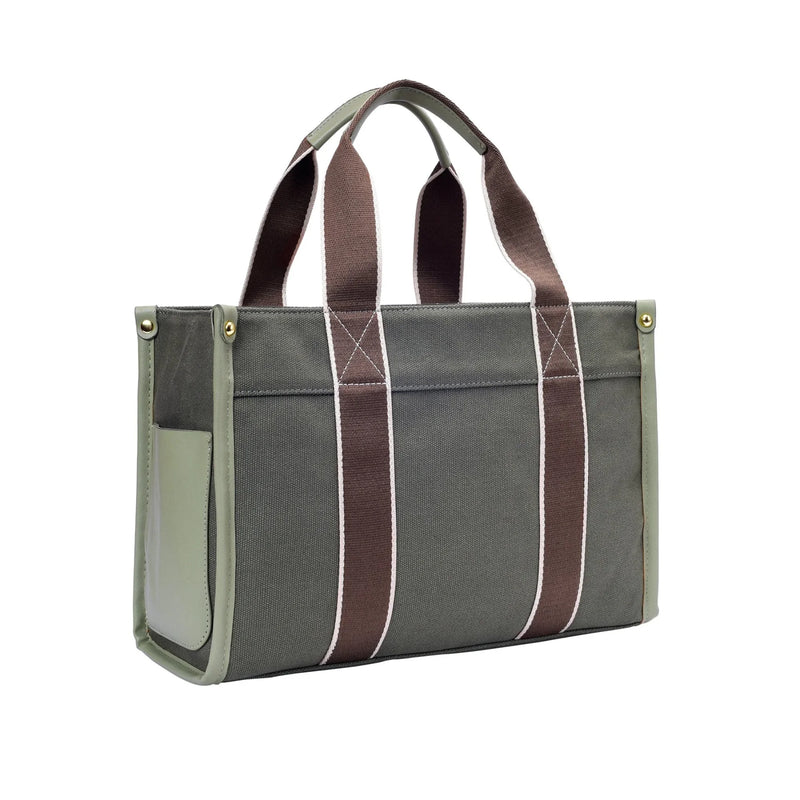 Harper City Green Tote Bag