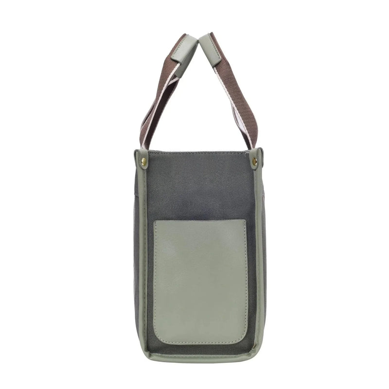 Harper City Green Tote Bag