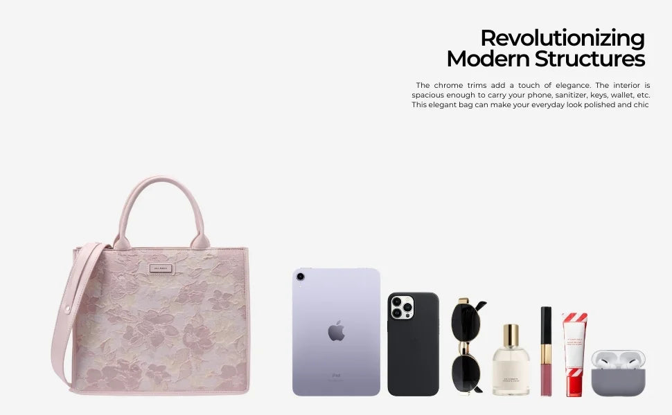 Nelly Café Pink Satchel Bag