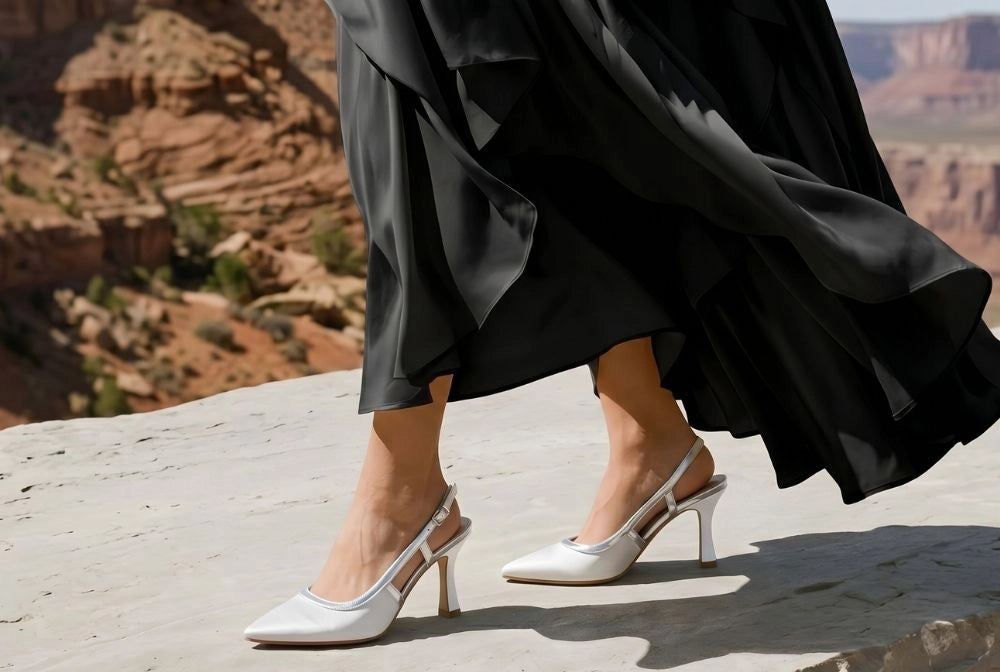 Comfortable Kitten Heel