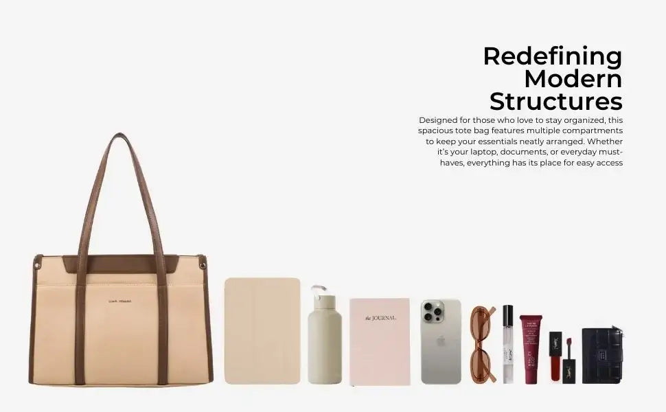Monroe Dual Color Off White Tote bag