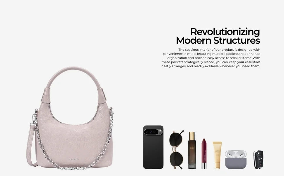 Voyage Modern Beige Shoulder Bag