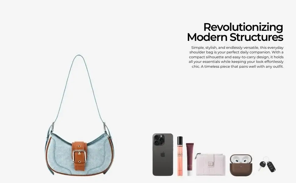 Monroe Chic White Shoulder Bag