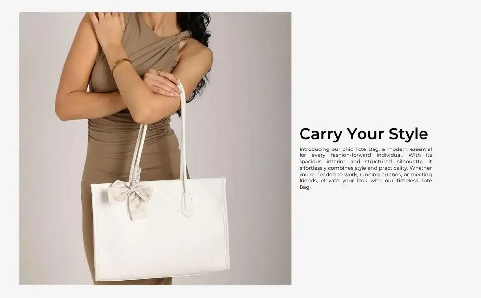 Maddie Lady Beige Tote bag