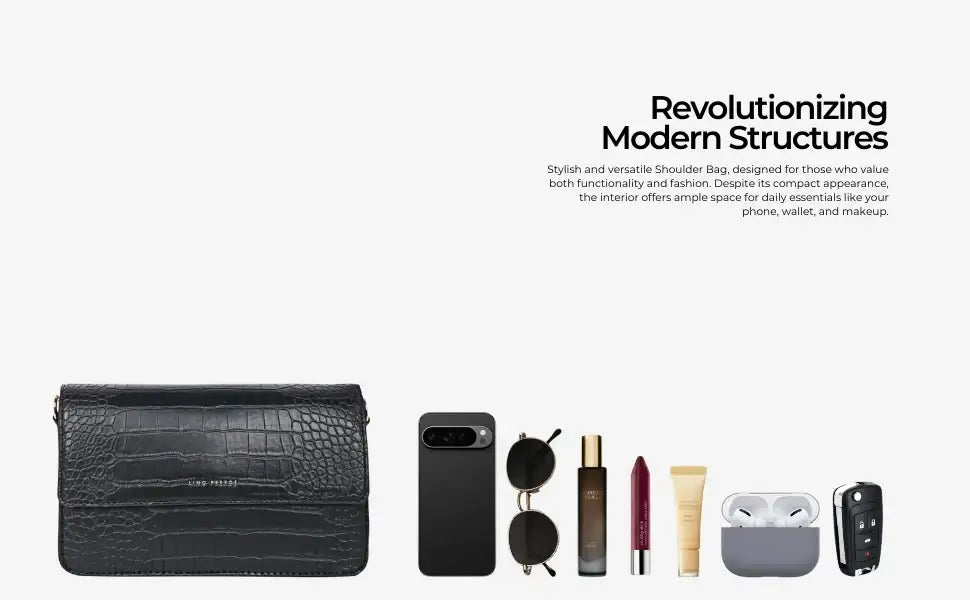 Voyage Tempting Black Shoulder Bag