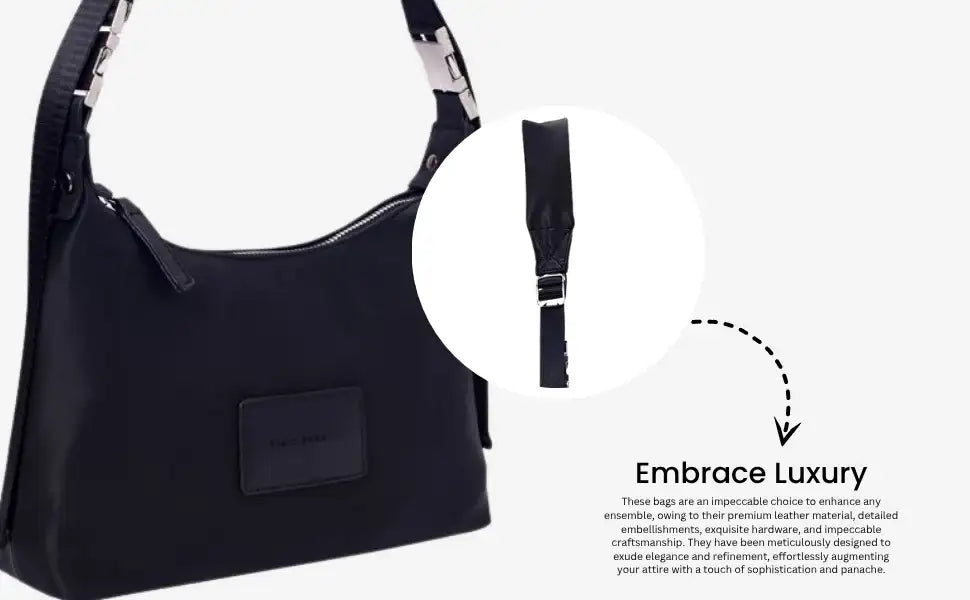 Harper Chic Black Shoulder Bag