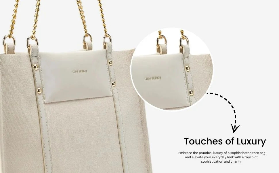 Monroe Classic White Tote Bag