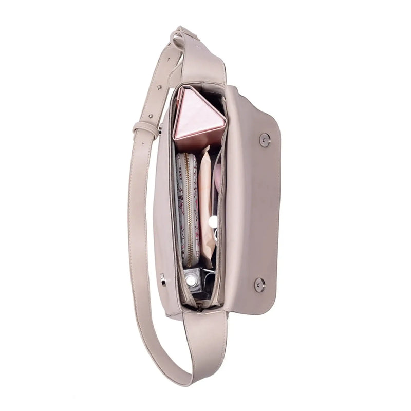 Blythe Chic Coffee Shoulder Bag