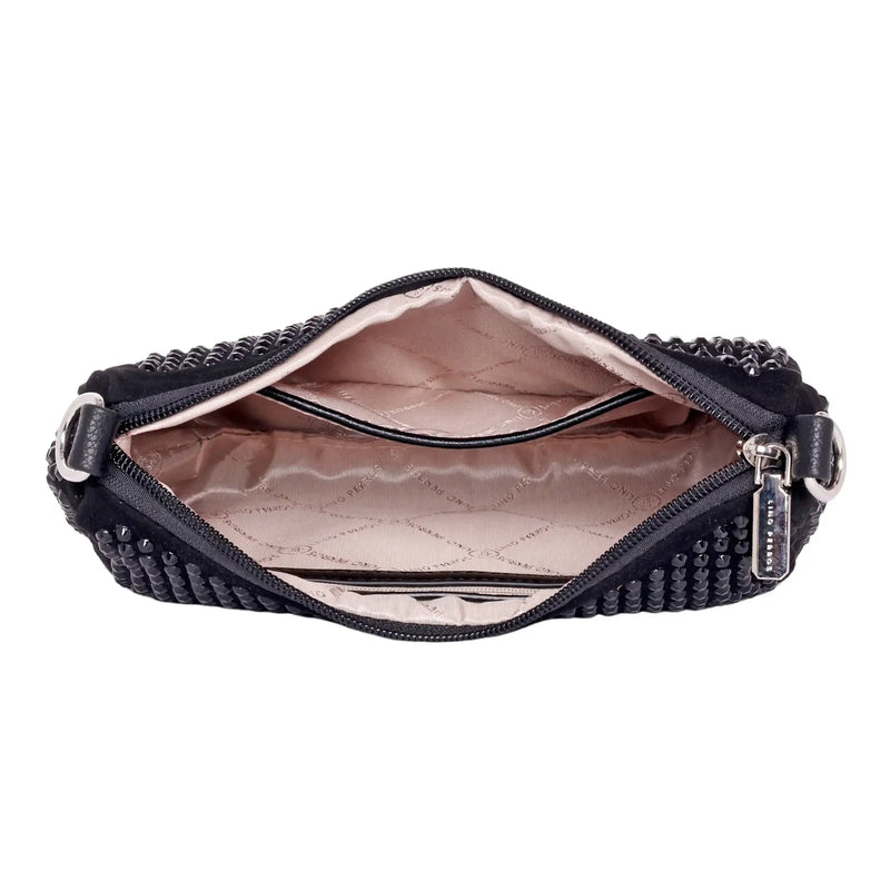 Texas Midnight Silver Shoulder Bag