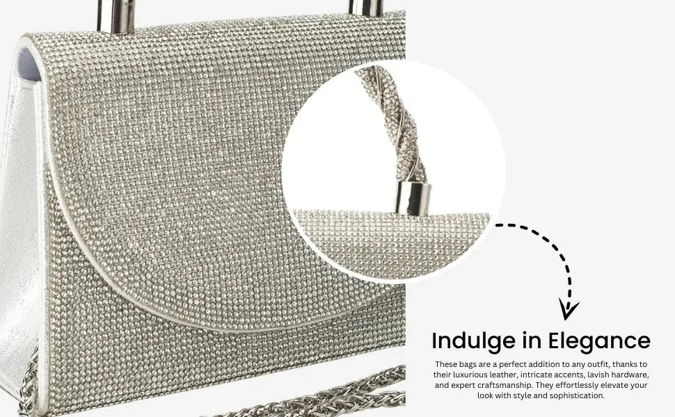 Texas Champagne Midnight Clutch