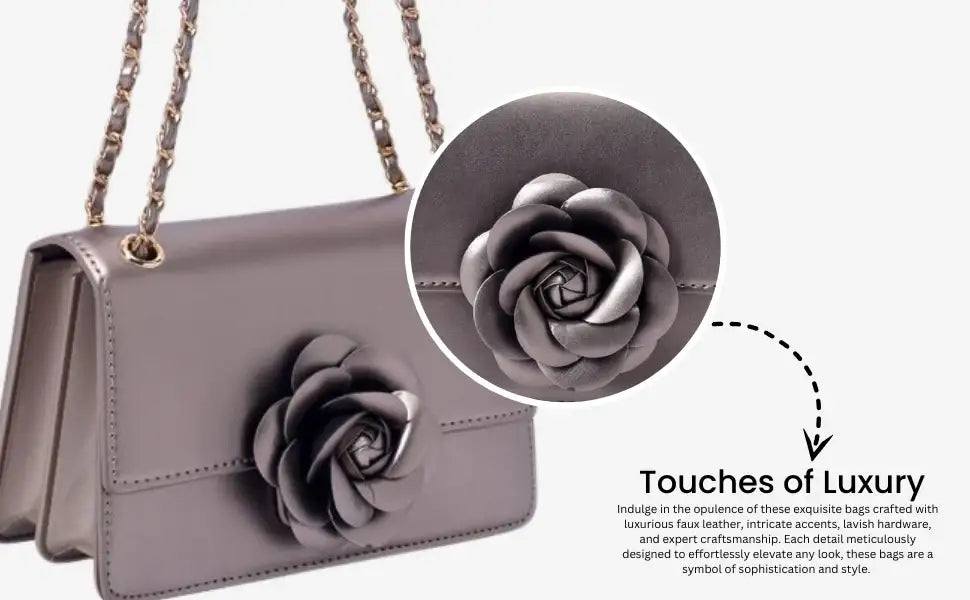 Valley Full Bloom Silver Sling Bag