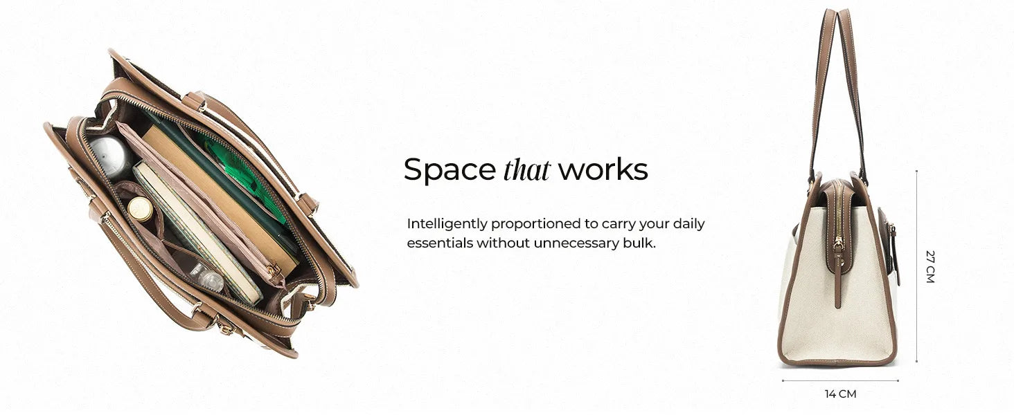 Avril Jenna Off-White Tote Bag