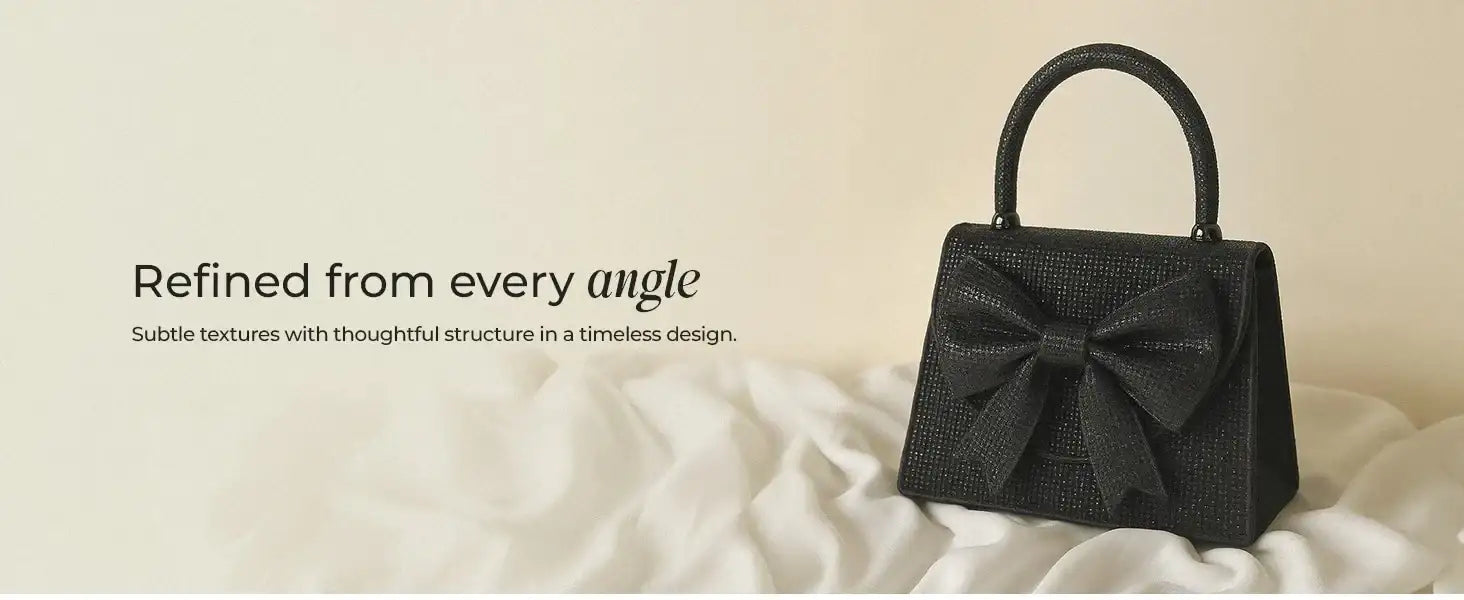 Texas Glow Black Clutch
