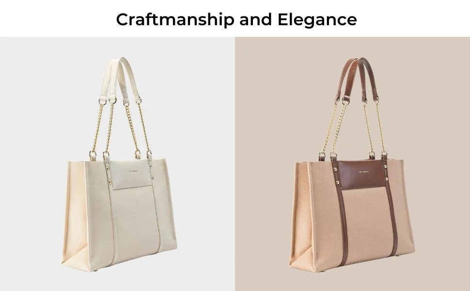 Monroe Classic White Tote Bag