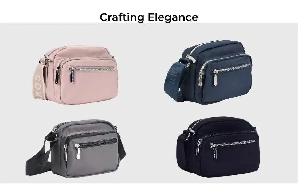 Harper Versatile Crossbody Black Bag
