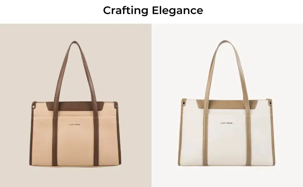 Monroe Dual Color Off White Tote bag