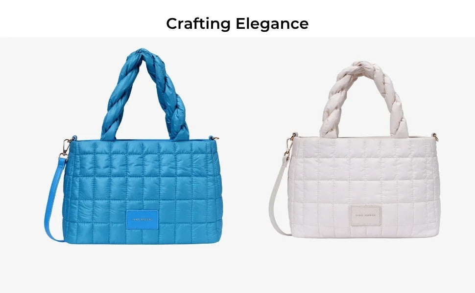 Maddie Playful White Shoulder Bag