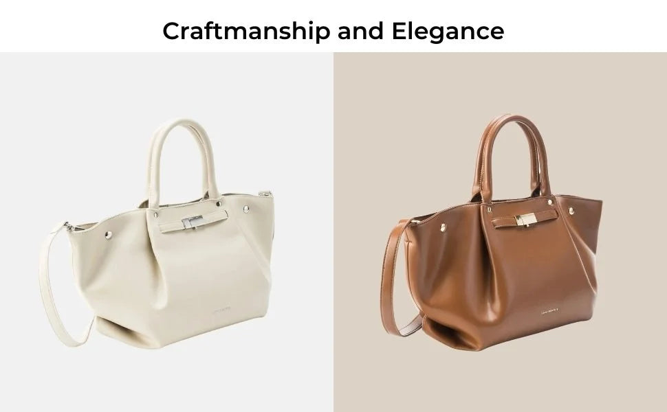 Monroe Caramel Tan Satchel Bag