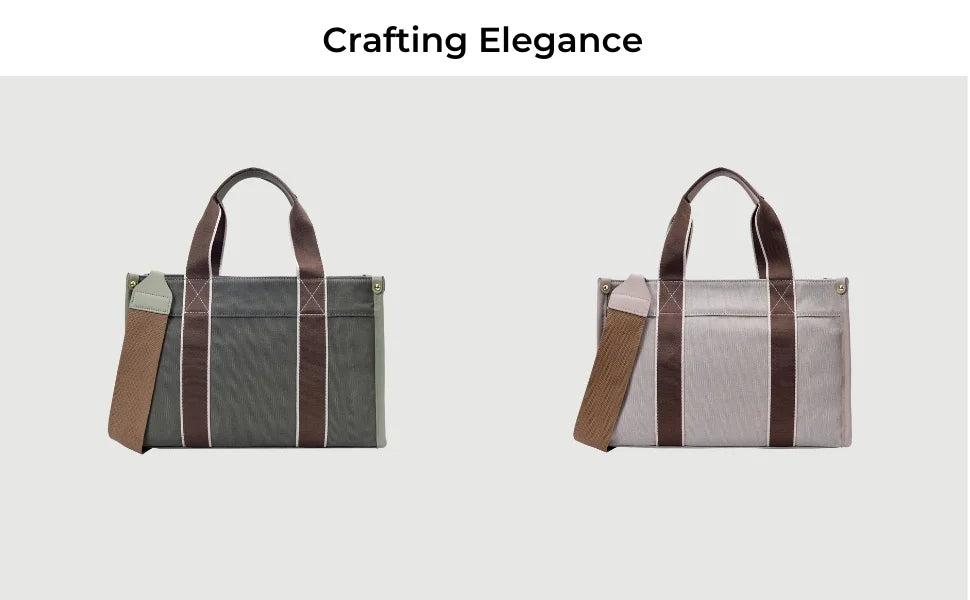 Harper City Green Tote Bag