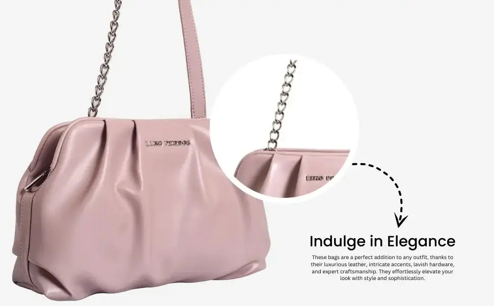 Maddie Graceful Peach Shoulder Bag