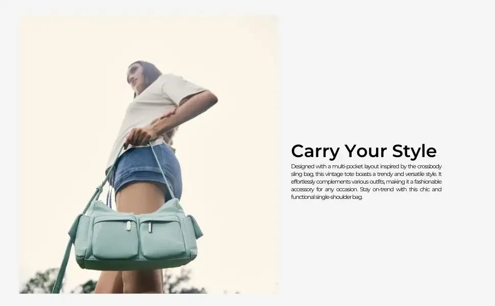 Harper Essential Blue Shoulder Bag