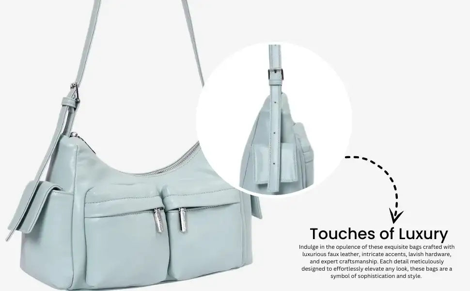 Harper Essential Blue Shoulder Bag